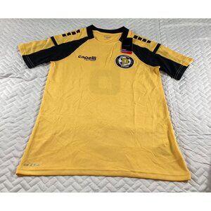 Deptford Soccer Capelli Womens Jersey Yellow/Black S Sport games NWT Fit